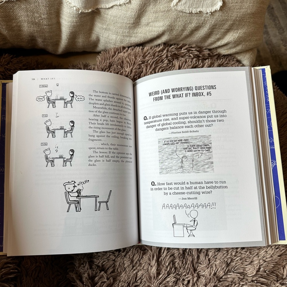 What If science book by randall Munroe science STEM book gift ideas for bookworm